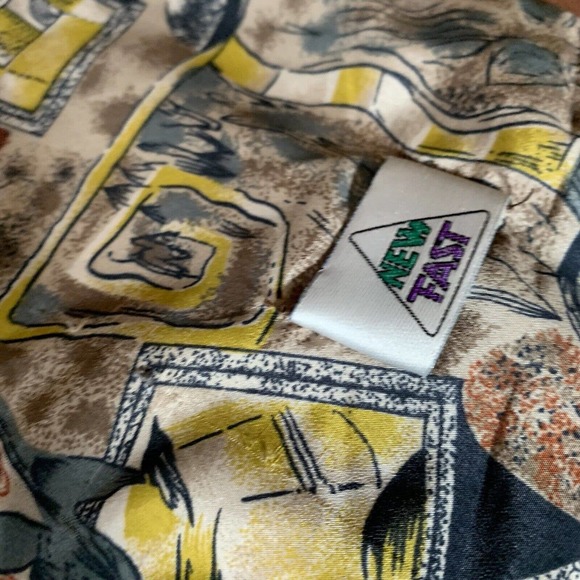 New Fast Leather Mid Length Light Brown Jacket Unisex Vintage 42 Plz See Pics - Picture 9 of 12